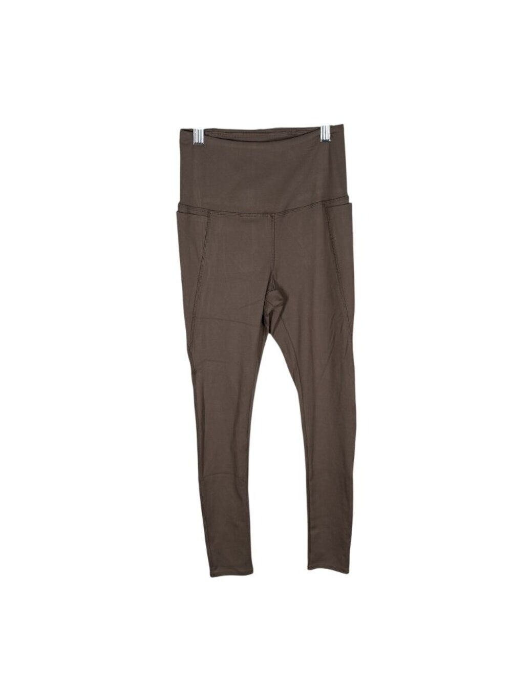 Danskin Women XS Taupe Satellite Pockets High Rise Bonded 7/8 Legging NWT